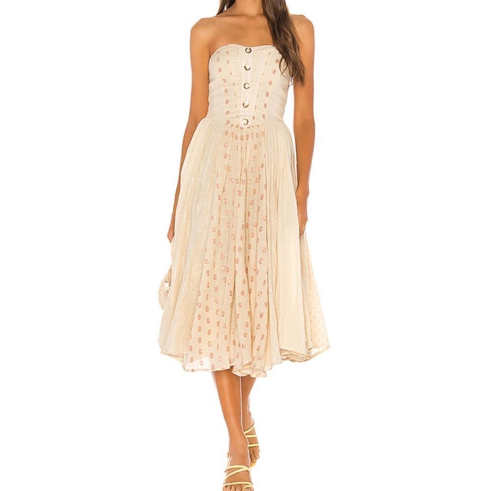 NWT Free People Amanda Midi Dress - Picture 8 of 11
